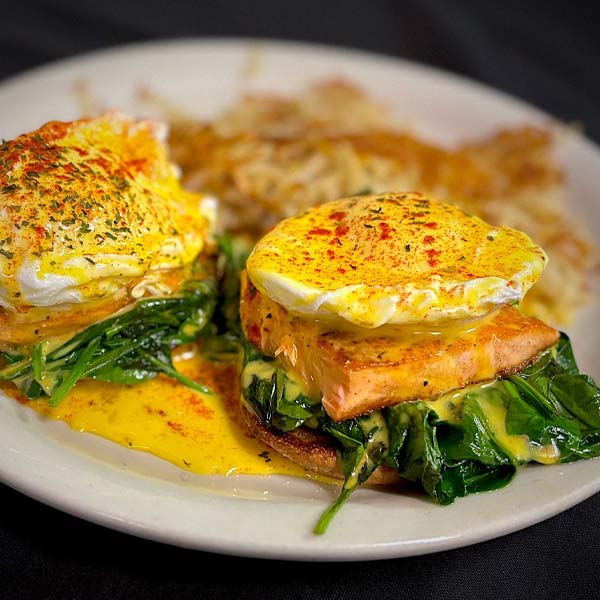 Salmon Benedict special