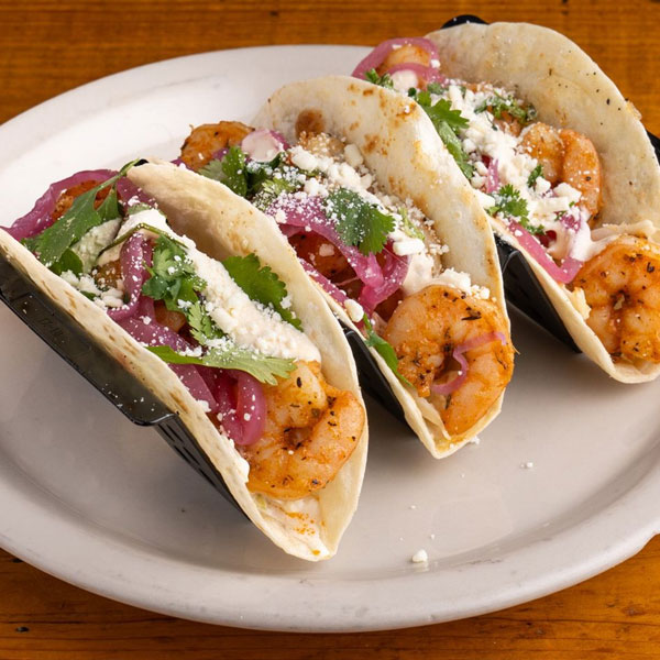 Cajun shrimp tacos