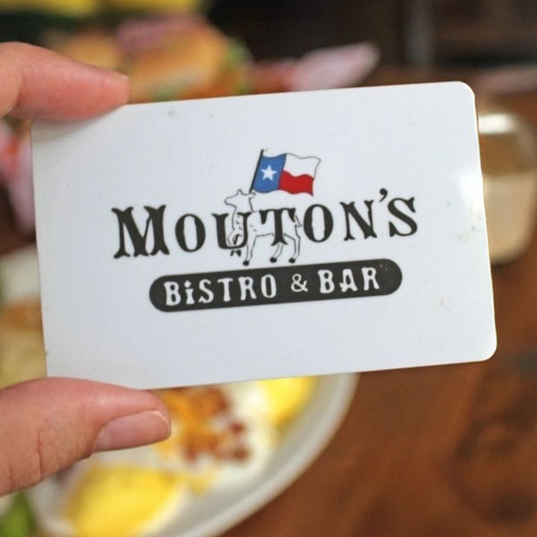 Mouton's Bistro & Bar gift cards