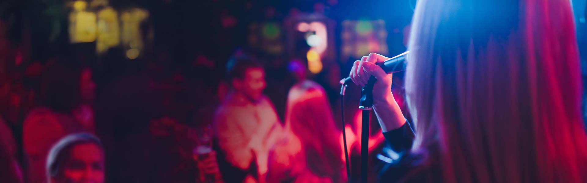 Live music on the small stage