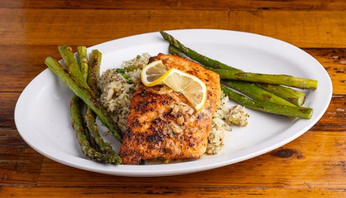 Bayou Bliss salmon entree