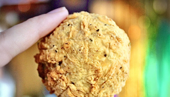 Boudin balls appetizer