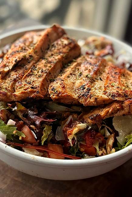 Grilled chicken salad